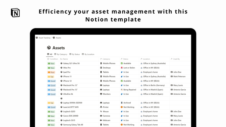 Assets Tracking screenshot 1