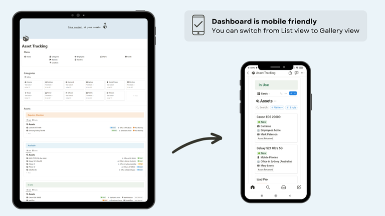 Dashboard Mobile Friendly