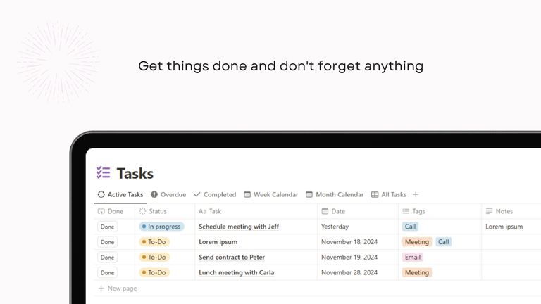 Tasks