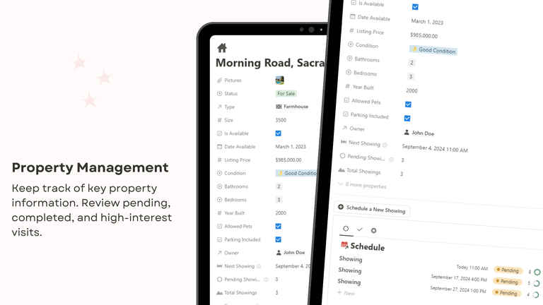 property page