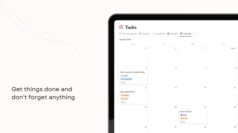 tasks