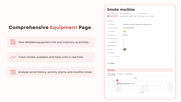 EQuipment Page