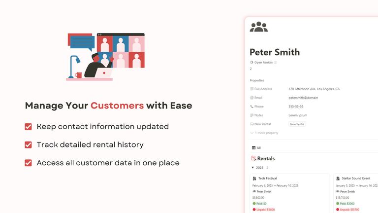 customers management
