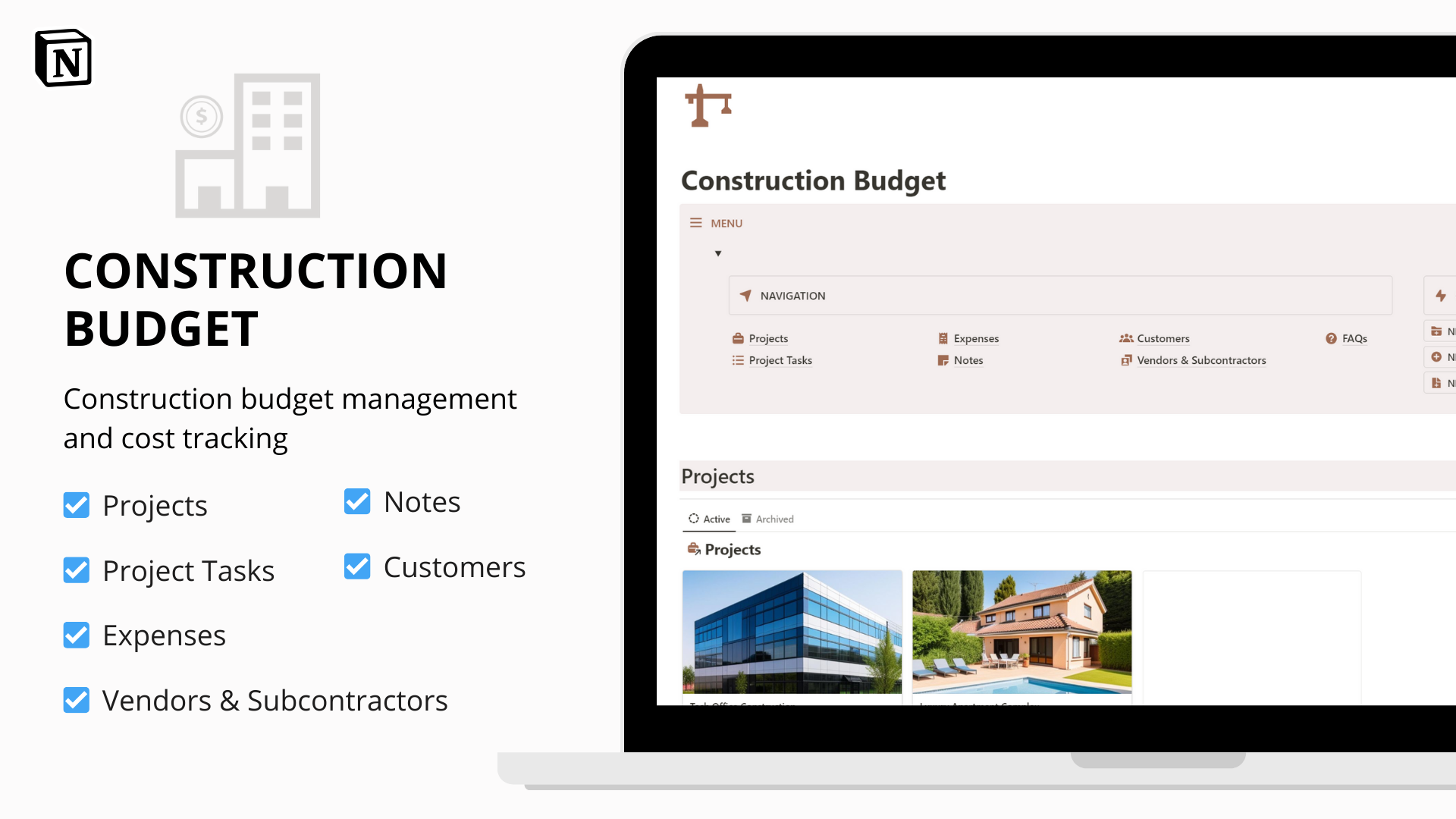 Construction Budget and Cost Tracking