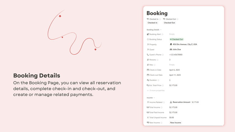 Booking Details