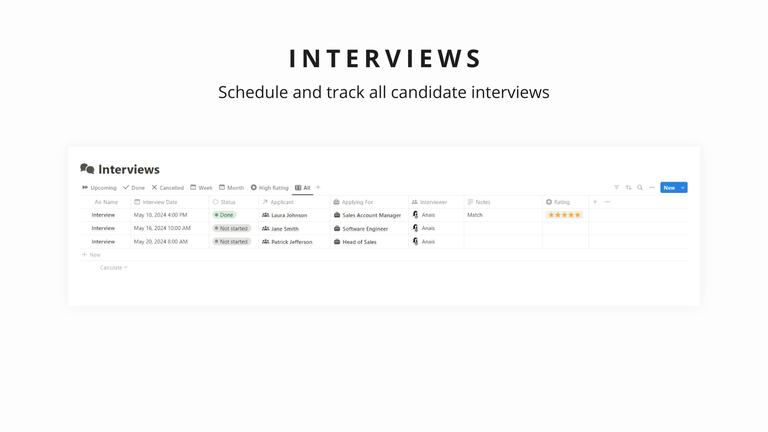 interviews