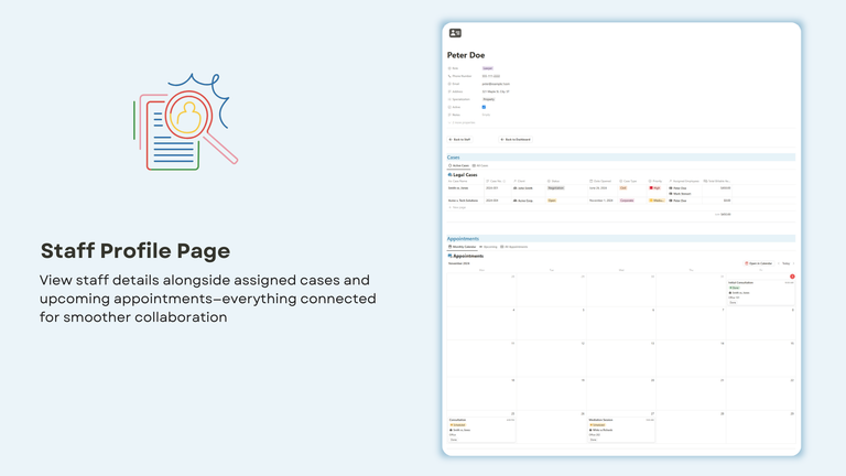 Staff Page