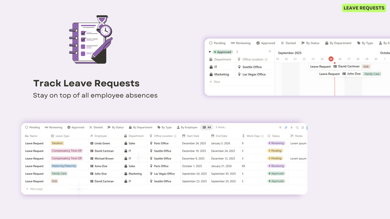 Leave Requests