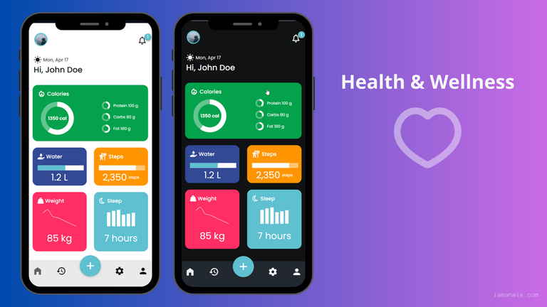 Health and Wellness mobile application