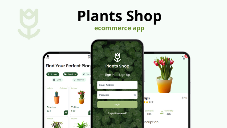 Plants Shop mobile application