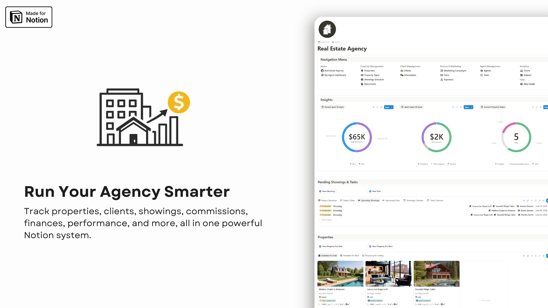 Real Estate Agency Management - Notion template