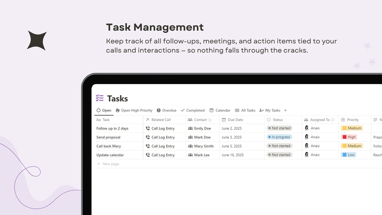 Tasks