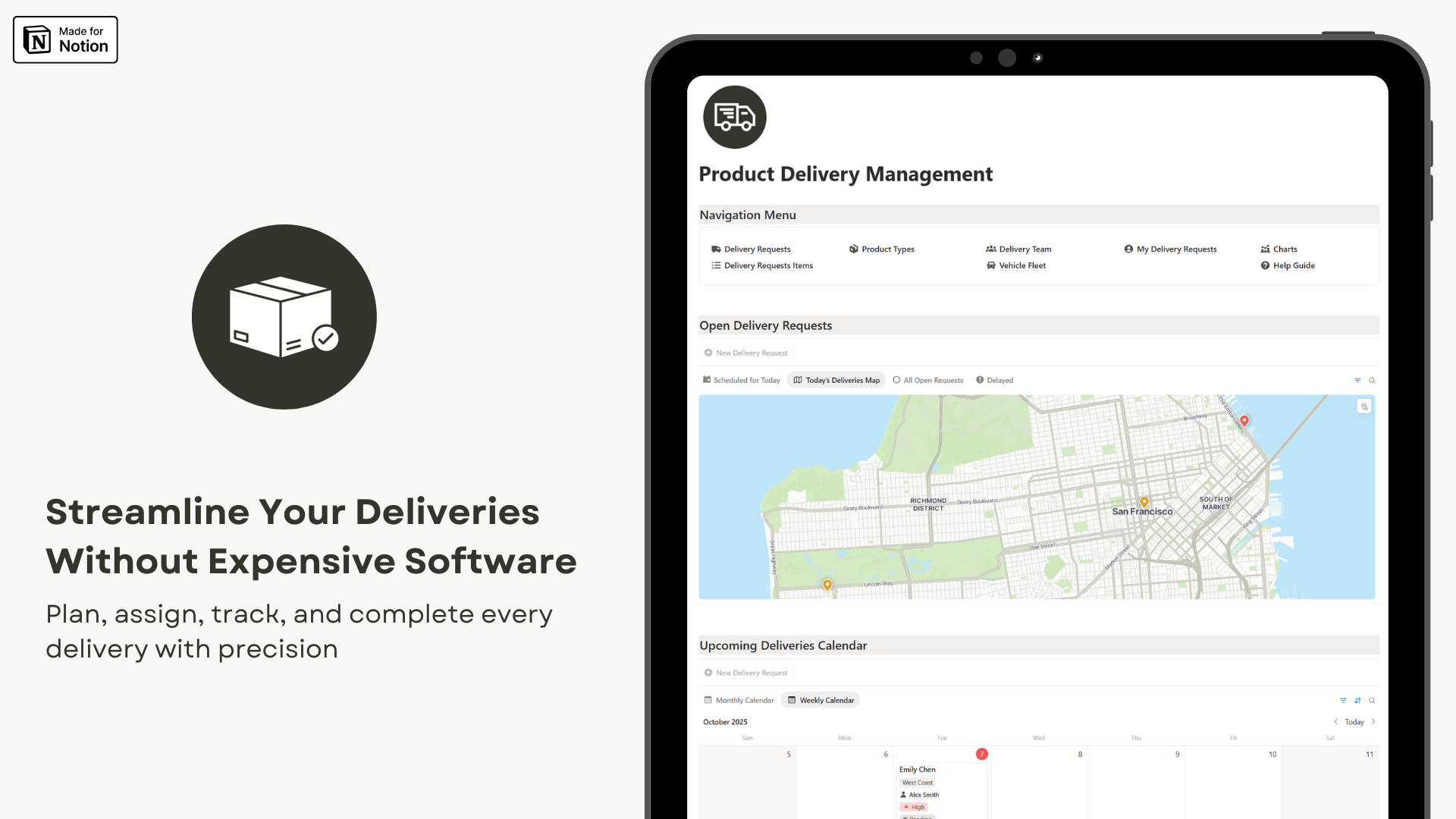 Product Delivery Management Notion Template