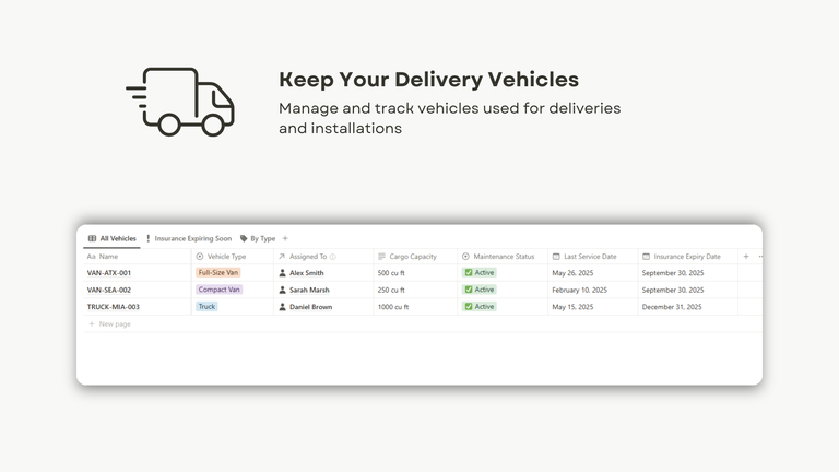 Vehicle Fleet