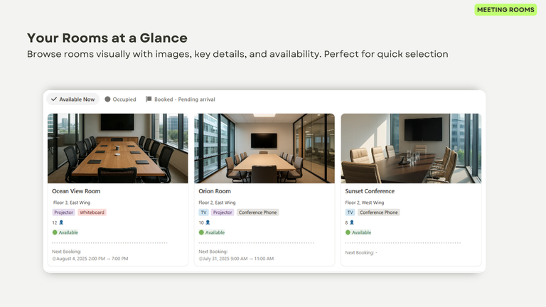 Meeting Rooms Gallery