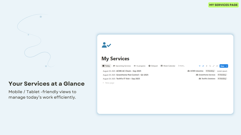 My Services