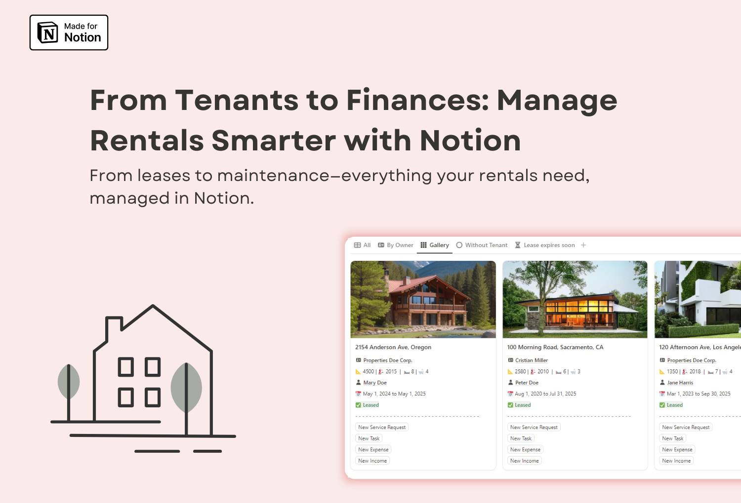 From Tenants to Finances: Manage Rentals Smarter with Notion